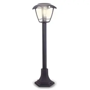 Comparateur de prix : XANLITE Borne solaire retro noire, LED IP44 à détection de mouvement