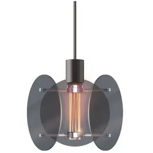 Ampoule Filament LED déco Vintage Ronde, culot E27, conso. 4W, 180 lumens, Blanc chaud Xanlite pas cher