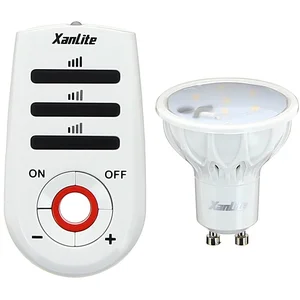 XanLite Ampoule LED spot, culot GU10, 3,4W cons. (35W eq.), lumière blanc chaud pas cher