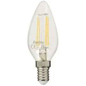 Xanlite Ampoule éclairante LED 4W équiv 40W 470lm E14 Transparent pas cher