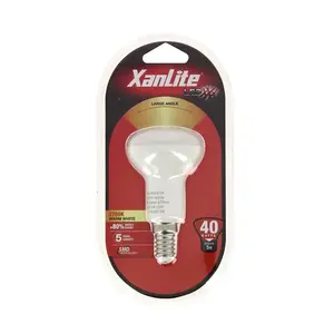 XanLite Ampoule LED Ampoule R50, culot E14, 6W cons. (40W eq.), lumière blanc chaud pas cher