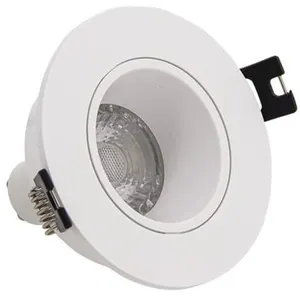 Lot 3 Spots GU10 conso. 4W eq. 50W 2700K Rond orientable Blanc IP20 XanliteVendu parfnac