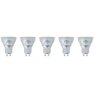 Lot x5 Ampoules LED spot - XANLITE - GU10 - 4,8W - Blanc chaud - Réflecteur pas cher
