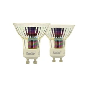 Comparateur de prix : Xanlite Lot de 2 ampoules SMD LED, culot GU10, 345 Lumens, Blanc chaud