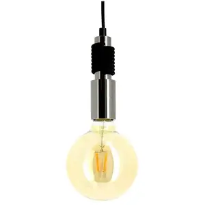 Xanlite - Suspension Spirale en métal noir, culot E27 - COSDESPB