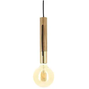 Comparateur de prix : Xanlite - Suspension Tempo en bois et laiton, culot E27 - cosdetebol