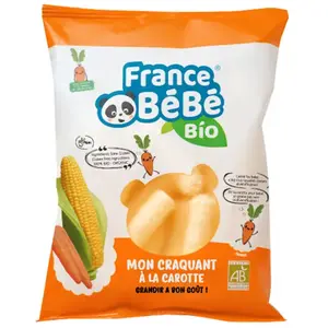 France Bébé Nutrition Mon Craquant Maïs Carotte +7m Bio 20g pas cher