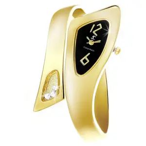 Montre Bangle métal dorée pas cher