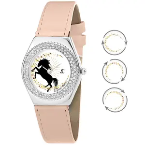 MontreFemme MF316-LICORNE-BEIGE - So Charm pas cher