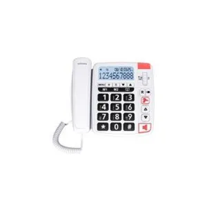 Swissvoice Xtra 1150 - Téléphone filaire - système de répondeur avec ID d'appelant - blanc pas cher