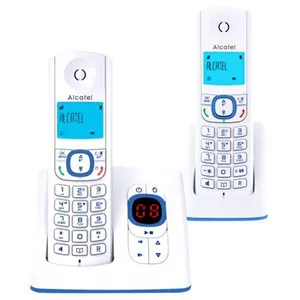 Téléphone fixe sans fil ALCATEL F530 VOICE DUO BLEU pas cher