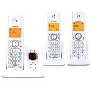 Comparateur de prix : Téléphone fixe sans fil trio avec répondeur ALCATEL F530 VOICE TRIO GREY