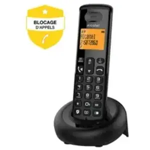 Comparateur de prix : Alcatel Solo E260 Noir  avec Fonction Blocage des Appels Publicitaires
