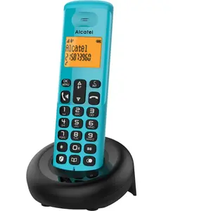 Telephone Sans-fil E260 Solo Bleu Alcatel pas cher