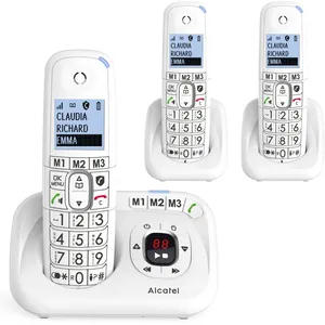Téléphone fixe sans fil avec répondeur Alcatel XL785 Trio Blanc pas cher