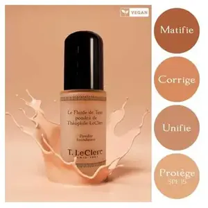 Comparateur de prix : T. LeClerc Fluide de Teint Poudré 02 Clair Rosé | 30 ml