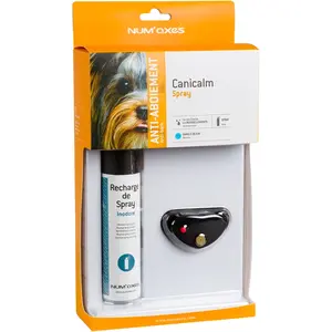 Collier anti-aboiement NUM'AXES - CANICALM SPRAY noir - inodoreVendu paramazon