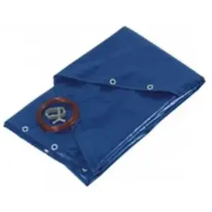 RIBIMEX bâche de protection pour piscines rondes 420cm bleue - prbp140r42 pas cher