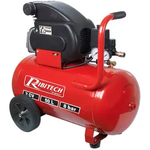 Ribimex - Ribitech - Compresseurs électrique 2CV cuve 50L - PRCOMP2/50 pas cher