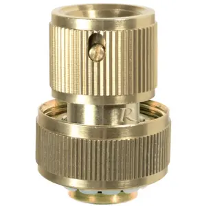 Comparateur de prix : Ribimex PRA/RLB.4218 Raccord rapide Aquastop en laiton 19 mm, or, 3/4"