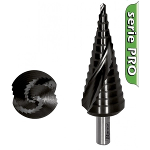 Ribitech Ribimex - Forêt étagé spiral en acier m35 hss cobalt 4 à 30mm pas cher