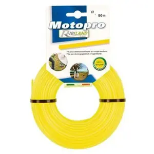 Comparateur de prix : Ribiland Fil rond diam.3,3 mm x 50m jaune"MOTOPRO