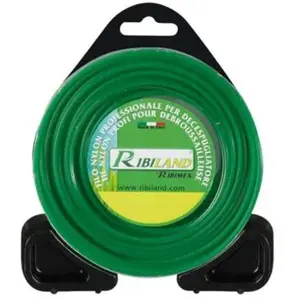 Comparateur de prix : Ribimex Ribiland Fil rond pour débroussailleuse Ø2,7mm x 15m - Ribiland