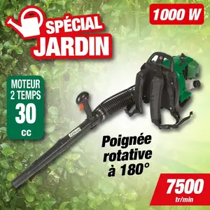 RIBILAND Souffleur à moteur thermique, se porte sur le dos - 30ccVendu paroutiror