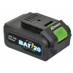 RIBIMEX - PRBAT20/5 - Batterie Li-ION 20 V - 5,Ah - RBAT20 pas cher