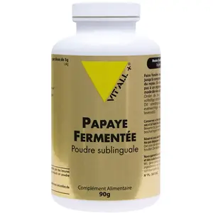 Vit'all+ Papaye Fermentée Poudre Sublinguale 90g pas cher