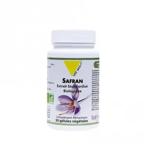 Comparateur de prix : Vit'all+ Safran Bio 30 gélules végétales
