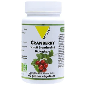 Vit'all+ Cranberry Bio 60 gélules végétales pas cher