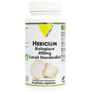 Comparateur de prix : Vit'all+ Hericium 400mg Bio 60 gélules végétales