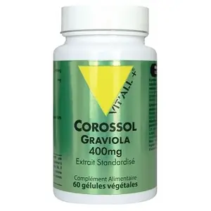 Vit'all+ Corossol Graviola 400mg 60 gélules végétales pas cher