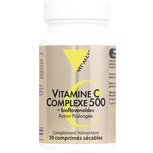 Comparateur de prix : Vit'all+ Vitamine C Complexe 500 100 comprimés sécables