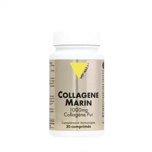 Comparateur de prix : Vit'all+ Collagène Marin Hydrolysé Pur Français Beauté & Articulaire 1000mg - 30 comprimés