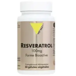 Vit'all+ Resvératrol 100mg 30 gélules végétales pas cher