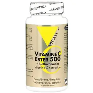 Comparateur de prix : Vit'all+ Vitamine C Ester 500 100 comprimés sécables