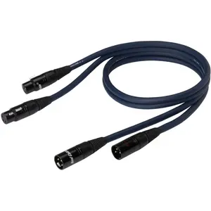 Comparateur de prix : Câbles symétriques XLR Real Cable XLR128 (2 x 1m)