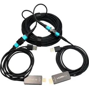 Câbles HDMI Real Cable HDMI Optique MPO 8K (10 m)Vendu parson-video