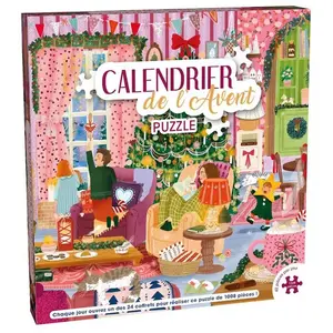 Puzzle 1008 pièces Wilson Jeux Calendrier de l’Avent Cosy Cottage pas cher