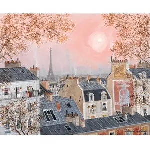 Puzzle Michèle Wilson Ciel rose en hiver de delacroix