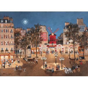Puzzle Michèle Wilson Le moulin rouge de delacroix