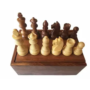 Comparateur de prix : Wilson Jeux pieces echecs bois PIECES ECHECS 95MM SHE. CLASS Bois Multicolore