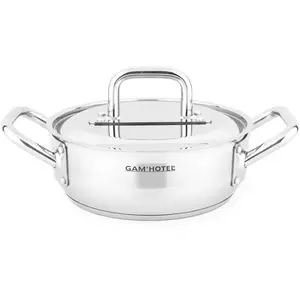 Faitout inox 24x8,5cm induction Gam Hotel pas cher