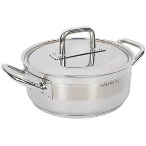 Gam'Hotel - Faitout induction inox gris - D.38 cm T.U pas cher
