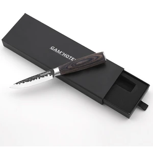 Gam'Hotel - Coffret couteau légume Rétro noir - D.20.5 cm T.U