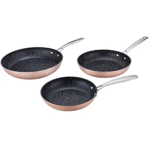Gam'Hotel Set de 3 poêles 20/24/28cm Greblon céramique pas cher
