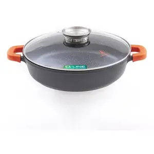 Sautoir noir 36cm revêtement céramique - "RobuCook" Laguiole Cuisson