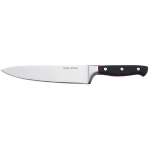 Gam'Hotel - Couteau de chef Hiro noir/rouge - 34 cm T.U pas cher